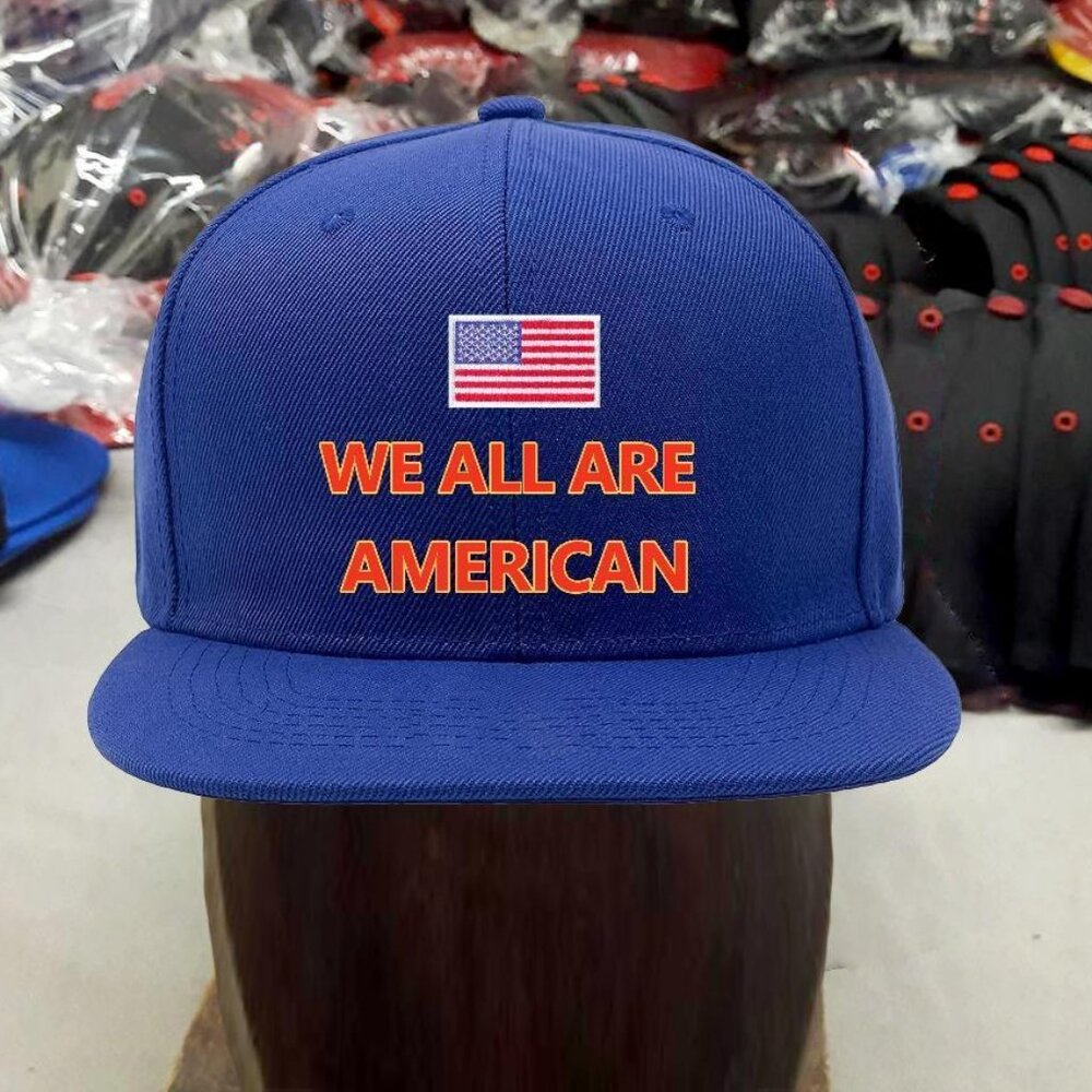WE ALL ARE AMERICAN MEN'S CAP